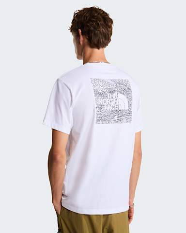 Camiseta recta NSE Box para hombre TNF TNF White HERO