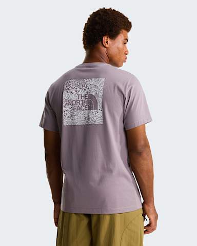 Camiseta recta NSE Box para hombre TNF Transcendent Grey HERO