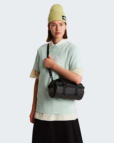 Base Camp Duffel Shoulder Bag TNF TNF BlackAsphalt Grey ALT1