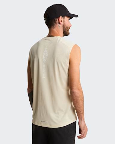 Mens Lightbright Graphic Tank Top TNF Desert Stone HERO