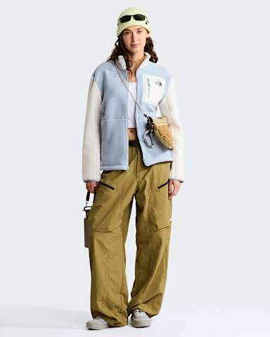 Yumiori Fleecejacke mit durchgehendem RV fr Damen TNF Frost GreyWhite DuneFrost Grey ALT1