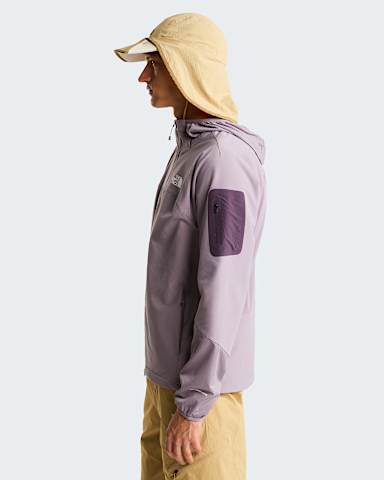 Hybrid Tek Approachjas met volledige rits en capuchon TNF Transcendent Grey ALT2