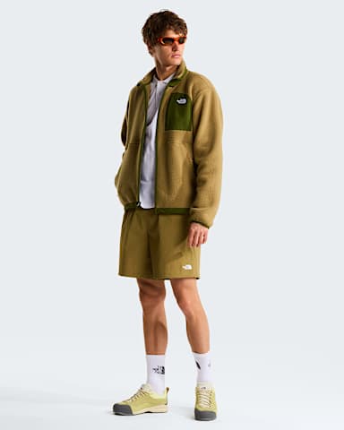 Chaqueta polar con cremallera integral Yumiori OffPeak para hombre TNF CedarWoodland Green ALT1
