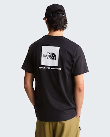 Mens Evolution NSE Box Regular TShirt TNF TNF BlackTNF White HERO