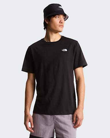 Evolution Simple Dome normal geschnittenes TShirt fr Herren TNF TNF Black HERO