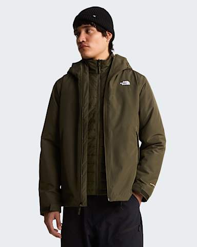 Veste capuche Carto Mono Triclimate 3en1 pour homme TNF New Taupe Green HERO