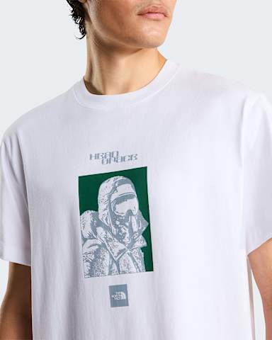Mens Explorer Relaxed Graphic TShirt TNF TNF White alt4