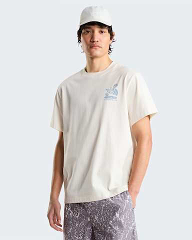 Stones relaxt geschnittenes TShirt mit Grafik fr Herren TNF White Dune ALT1