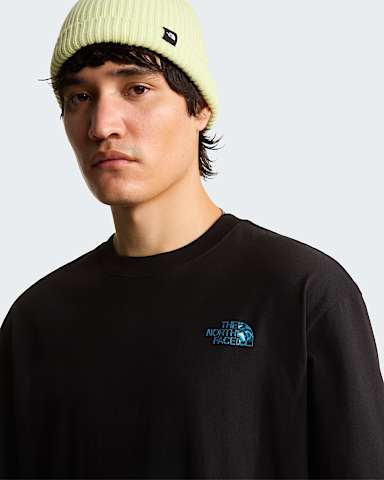 Liquid NSE Box TShirt in Oversize mit Grafik fr Herren TNF TNF Black alt4