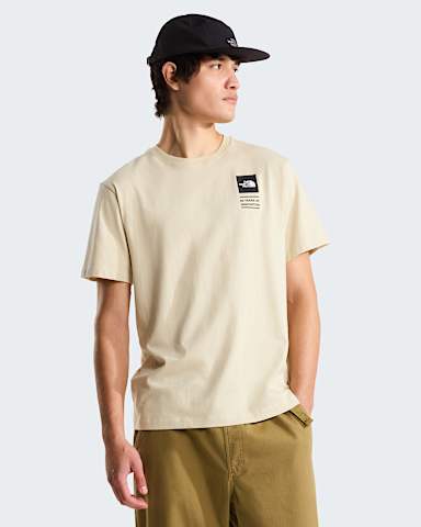 Mens Icon Celebration Regular Graphic TShirt TNF Desert Stone ALT1