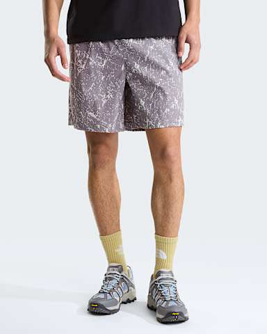 Class V Pathfinder 7 Geprinte PullOnshort voor heren TNF Transcendent Grey Rock Texture Print HERO