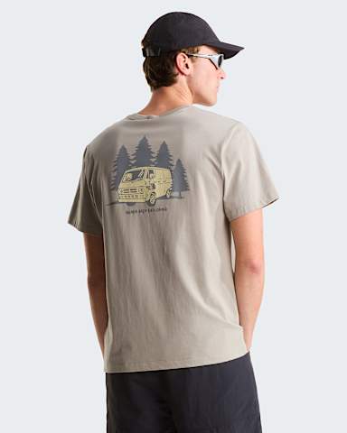 Mens Van Life Relaxed Graphic TShirt TNF Stone Slab HERO