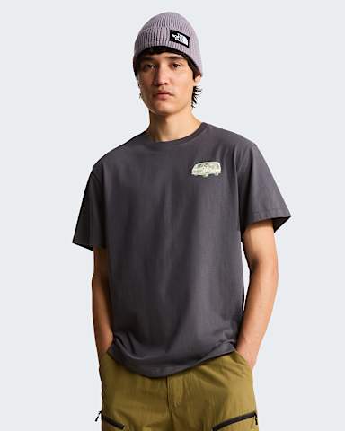 Tshirt dcontract graphique Van Life pour homme TNF Anthracite Grey ALT1