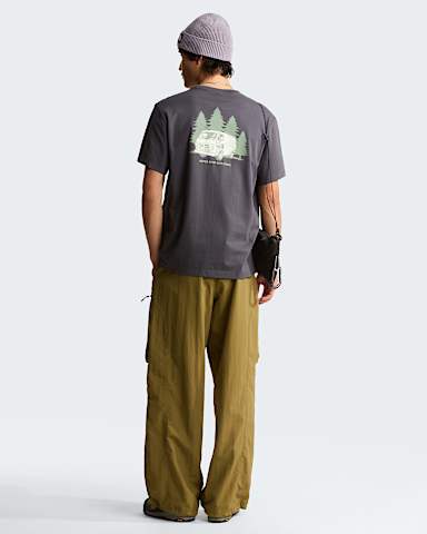 Tshirt dcontract graphique Van Life pour homme TNF Anthracite Grey ALT2