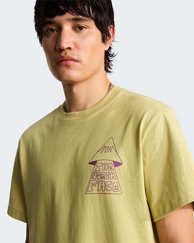 Mountain Play relaxt geschnittenes TShirt mit Grafik fr Herren TNF Pear alt4