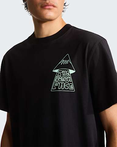 Mountain Play relaxt geschnittenes TShirt mit Grafik fr Herren TNF TNF Black alt4
