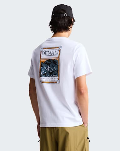 Tshirt North Faces Regular con grafica da uomo TNF TNF White HERO