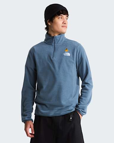 Mens 60th Anniversary Glacier Fleece TNF Granite Grey HERO