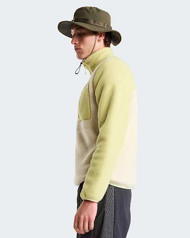 Yumiori Fleecejacke mit 14langem RV fr Herren TNF Desert StonePearLemon Mist ALT2