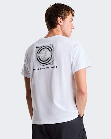 Camiseta recta con estampado grfico NSE Box Energy para hombre TNF TNF White HERO