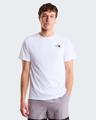 Mens Monte Regular Graphic TShirt TNF TNF White ALT1