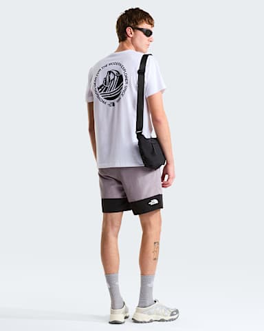Mens Monte Regular Graphic TShirt TNF TNF White ALT2