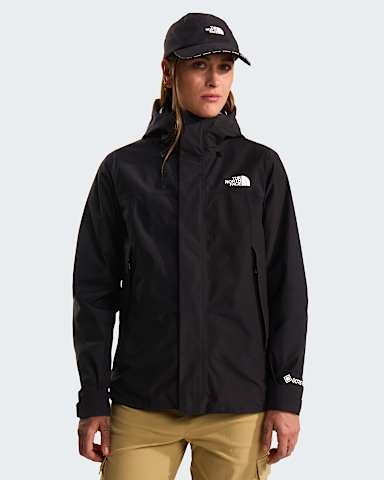 Veste impermable toutterrain zippe GORETEX pour femme TNF TNF Black HERO