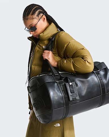 Base Camp Leather Duffel Special Edition TNF TNF Black ALT1