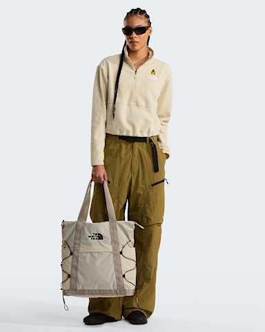 Womens 60th Anniversary Glacier Short Fleece TNF Desert Stone ALT1