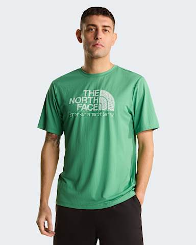 247 Logo GraphicTshirt voor heren TNF Dimmed Algae HERO