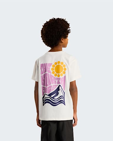Teens Voyage Relaxed TShirt TNF White Dune ALT1