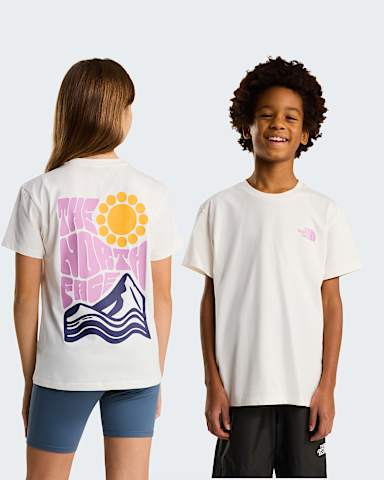 Teens Voyage Relaxed TShirt TNF White Dune HERO