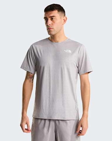 Mens 247 Pentadome Embossed Regular TShirt TNF Meld Grey HERO