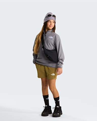 Teens Simple Dome Light Regular Shorts TNF Cedar ALT1