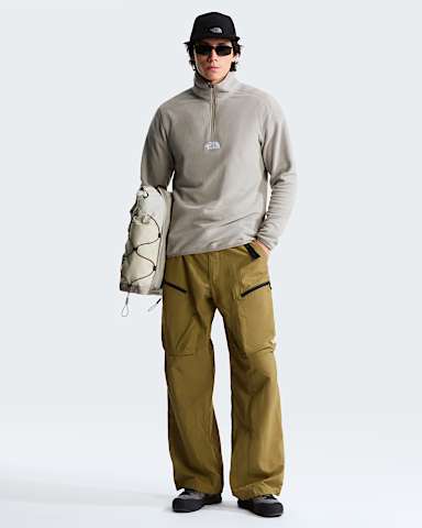 Mens Glacier 14 Zip Fleece TNF Stone Slab ALT1
