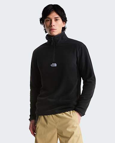 Polaire col zipp Glacier pour homme TNF TNF Black HERO