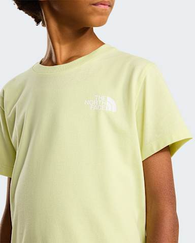 TShirt Simple Dome da ragazzi TNF Lemon Mist alt4