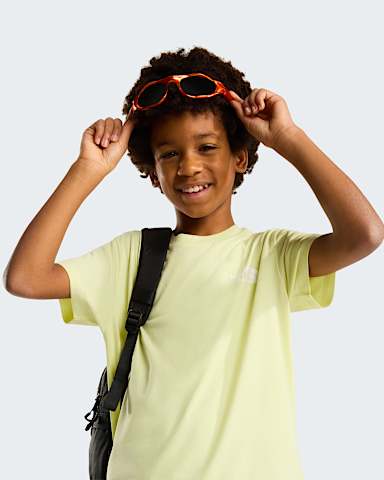 TShirt Simple Dome da ragazzi TNF Lemon Mist alt5
