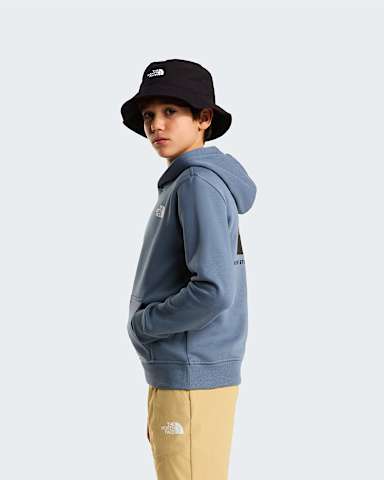Sweat capuche NSE Box pour enfant TNF Granite Grey ALT3