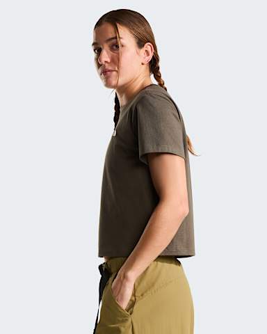 Tshirt Cutie TNF Essential Simple Dome pour femme TNF New Taupe Green ALT2