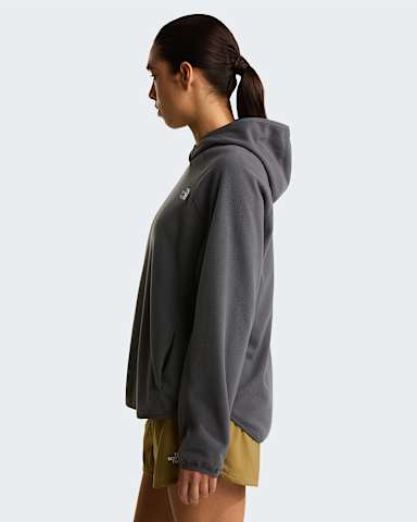 Oxarafleece met capuchon voor dames TNF Anthracite Grey ALT2