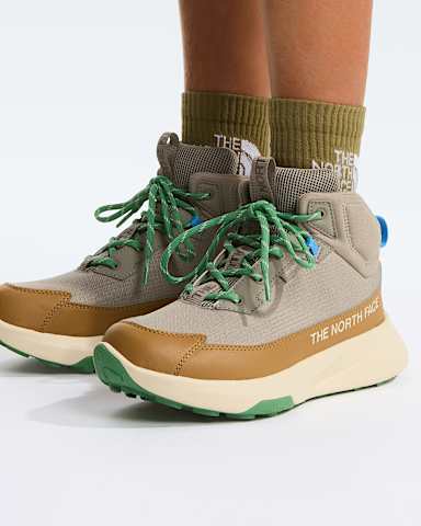 Teens Fastpack II Waterproof Hiking Boots TNF Stone SlabDimmed Algae ALT4
