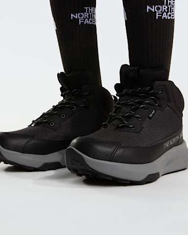 Teens Fastpack II Waterproof Hiking Boots TNF TNF BlackConcrete ALT2