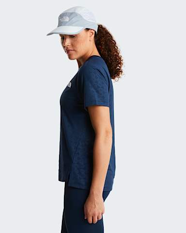 Womens Flex Geo Embossed Regular TShirt TNF Summit Navy ALT2