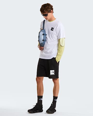 Mens Evolution Box Half Dome Regular TShirt TNF TNF White ALT1