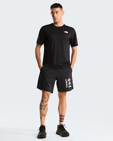 Pantaloncini 177 cm 247 Graphic da uomo TNF TNF Black ALT1