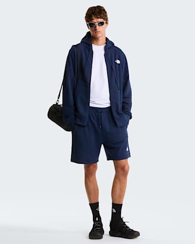 Felpa con cappuccio Simple Dome Light Regular da uomo TNF Summit Navy ALT1
