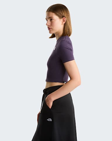 Kurzgeschnittenes TShirt fr Damen TNF Endless Dusk ALT2