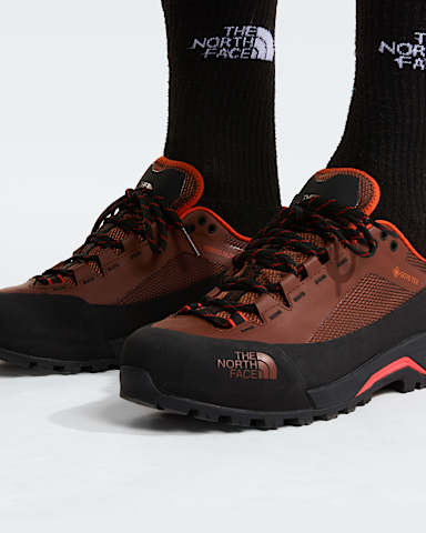 Mens Verto GORETEX Alpine Shoes TNF Ember SoilLava Red ALT2