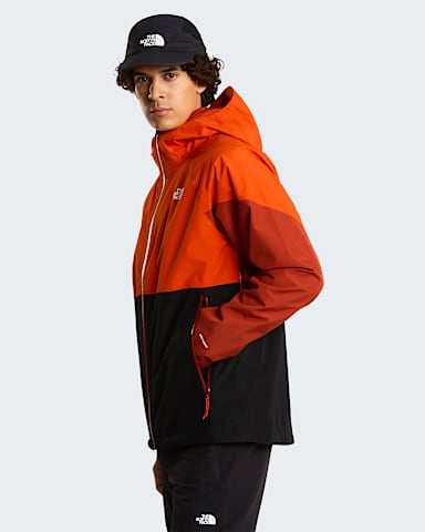 Mens Lightning ZipIn Jacket TNF TNF BlackIron ClayLava Red ALT2